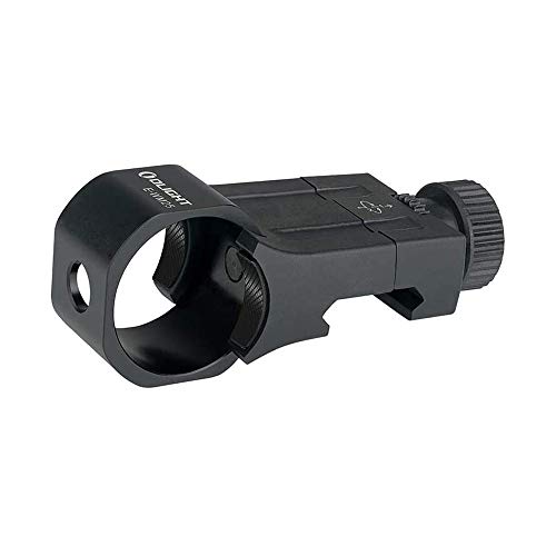 OLIGHT E-WM25 Offset Professional Flashlight Mount Compatible with the Tactical Flashlight Warrior Ultra/Warrior 3S and Flashlight with Body Diameter of 24.4mm to 27.4mm