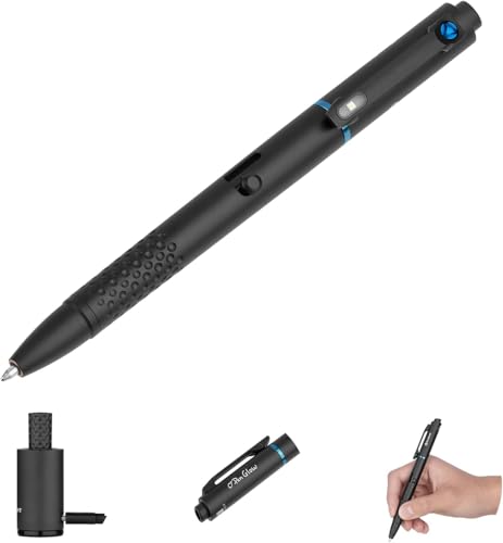 OLIGHT O'Pen Glow Rechargeable EDC Pen Light, 120 Lumens, Black