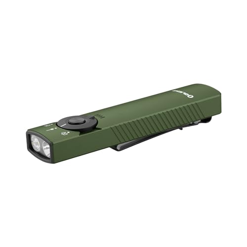 OLIGHT Arkfeld Pro Rechargeable EDC Flat Flashlight, OD Green CW