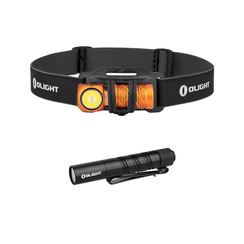 OLIGHT Perun 2 Mini Headlamp Bundle I3T 2 EOS Pocket EDC Flashlight