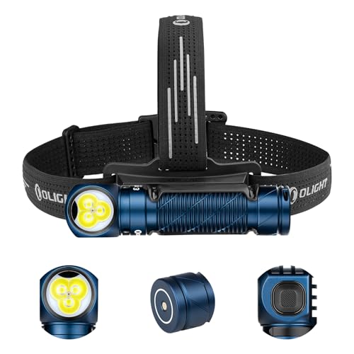 OLIGHT Perun 3 Headlamp Rechargeable, Red Light, Waterproof, Orange