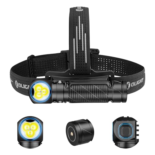 OLIGHT Perun 3 Headlamp Rechargeable, Red Light, Waterproof, Black