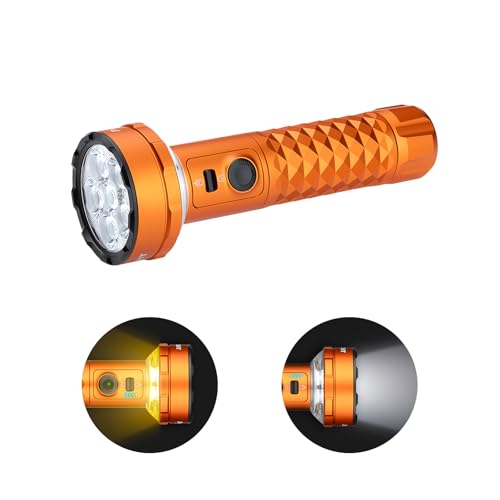 OLIGHT Prowess Rechargeable Flashlights, Bright Light with Holster Orange