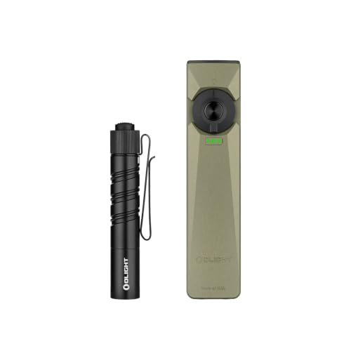 OLIGHT Arkfeld Ultra 1400 Lumens EDC Flat Flashlight Bundle with I3T 2 EOS Pocket EDC Flashlight
