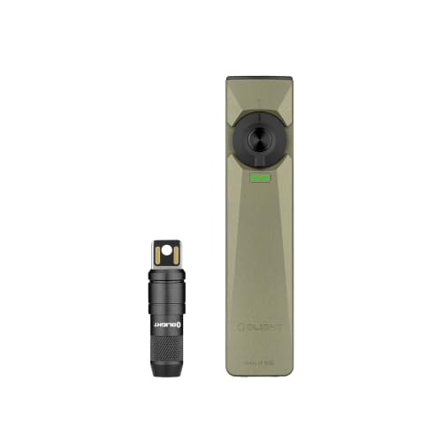 OLIGHT IMINI 2 EDC Rechargeable Keychain Flashlight Bundle with Arkfeld Ultra 1400 Lumens EDC Flat Flashlight