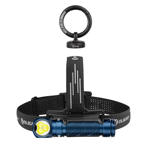 OLIGHT Perun 3 Rechargeable Headlamp Flashlight Bundle OLINK Portable Magnetic Hook Compatible Flash Light