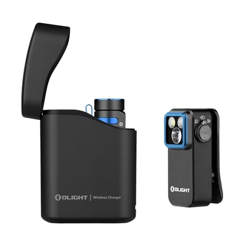 OLIGHT Baton4 Premium Edition EDC Flashlights 1300 Lumens with Type-C Charging Box Bundle with Oclip Pro Rechargeable 500 LMS Clip-on Light