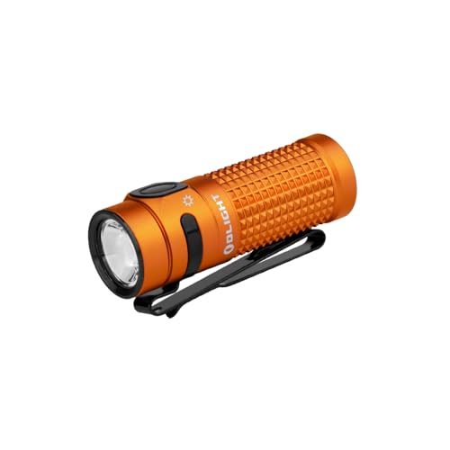 OLIGHT Baton4 Rechargeable EDC Flashlight, Bright Small Light Fighter Pilot