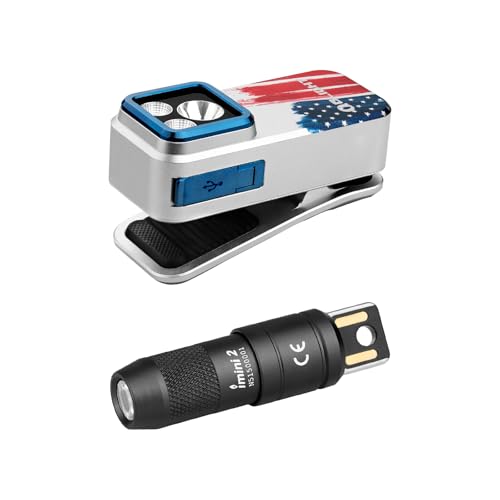 OLIGHT Oclip Pro EDC Flashlight Clip-on Light Bundle IMINI 2 EDC Rechargeable Keychain Flashlight