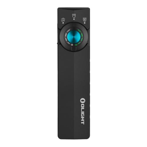 OLIGHT ArkPro Lite EDC Pocket Flashlight Rechargeable with UV Light, Black