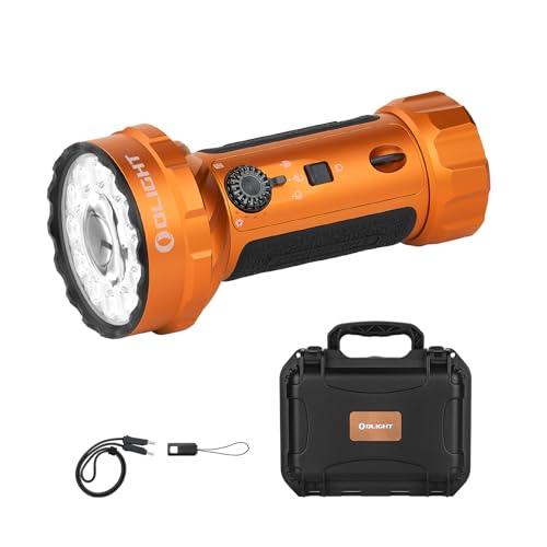 OLIGHT Marauder Mini 2 High Lumen Flashlight 5 Lighting Modes Orange