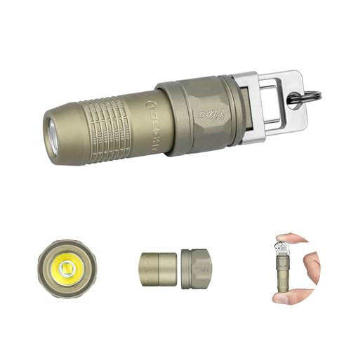 OLIGHT iUltra Rechargeable Mini EDC Keychain Flashlight Olive-Green