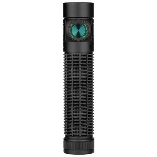 OLIGHT Baton4 Pro EDC Flashlight Rechargeable, Small Pocket Light Black