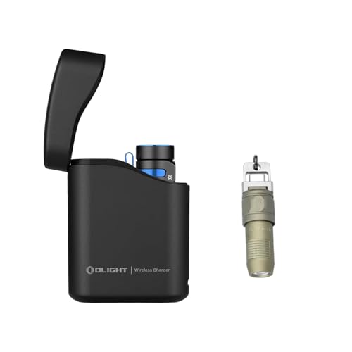 OLIGHT Baton4 Premium Edition EDC Flashlights 1300 Lumens with Type-C Charging Box Bundle with iUltra 80 LMS Mini Keychain Light