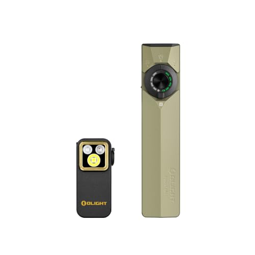 OLIGHT ArkPro Ultra Rechargeable Flat EDC Flashlight Bundle with Oclip Pro S Pocket EDC Clip-on Flashlight