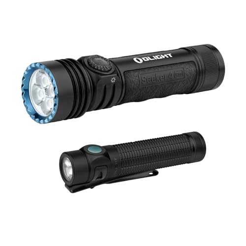 OLIGHT Seeker 4 Pro Rechargeable Flashlights Bundles Baton4 Pro EDC Flashlight
