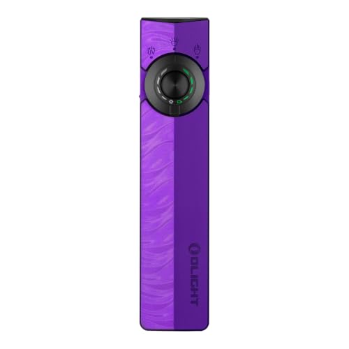 OLIGHT ArkPro EDC Flat Flashlight Rechargeable, Pocket Light, Nebula Violet