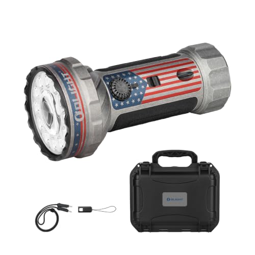 OLIGHT Marauder Mini 2 High Lumen Flashlight 5 Lighting Modes Star&Stripes