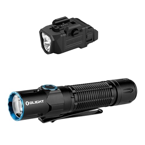 OLIGHT PL X Rechargeable Tactical Rail Mount Light Bundle with Warrior 3S Rechargeable Tactical Flashlight