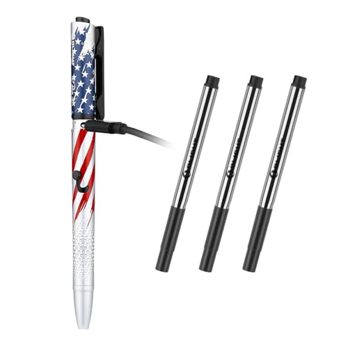 OLIGHT O'Pen 3 4-in-1 Pen Light Stars & Stripes with 3 Ballpoint Refills