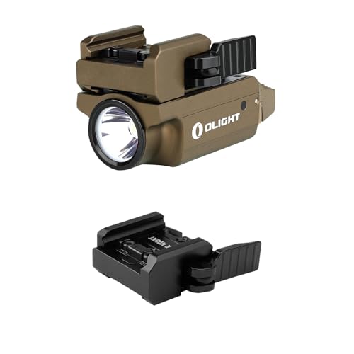 OLIGHT PL-Mini 2 Valkyrie Compact Weaponlight, 600 Lumens Tactical Flashlight and Picatinny Rail Quick-Detach
