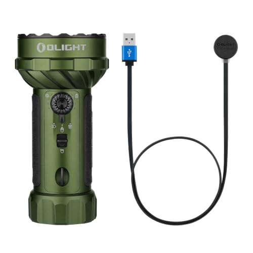 OLIGHT Marauder Mini 2 Bright Flashlight 10,000 Lumen with 750 Meters Beam Distance Bundle with MCC 3 Smart Magnetic Charging Cable
