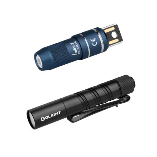 OLIGHT IMINI 2 EDC Rechargeable Keychain Flashlight Bundle I3T 2 EOS Pocket EDC Flashlight