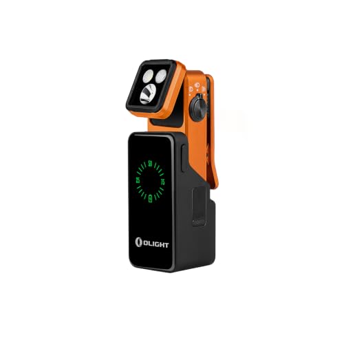 OLIGHT Oclip 2 Pro Rechargeable EDC Flashlight, Clip-on Light,Charging Dock