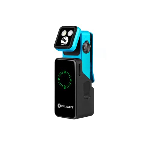 OLIGHT Oclip 2 Pro Rechargeable EDC Flashlight, Clip-on Light,Charging Dock
