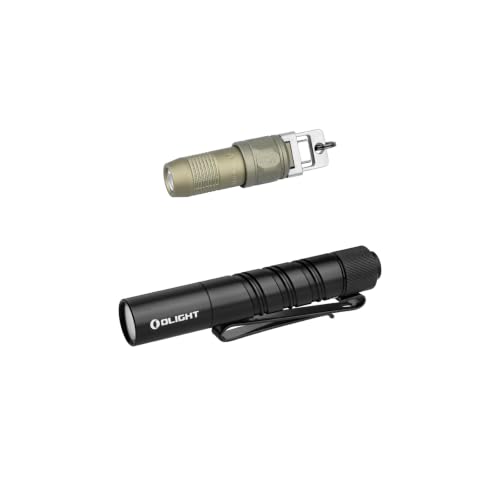 OLIGHT iUltra Rechargeable Mini EDC Keychain Flashlight with I3T 2 EOS Pocket Small EDC Flashlight