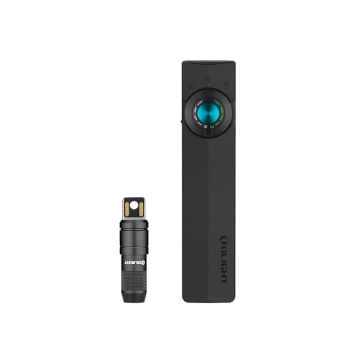 OLIGHT ArkPro EDC Flat Flashlight Bundle with IMINI 2 Rechargeable EDC Keychain Mini Flashlight