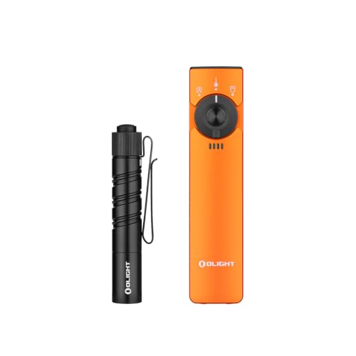 OLIGHT ArkPro EDC Flat Flashlight Bundle with I3T 2 EOS Pocket Small EDC Flashlight