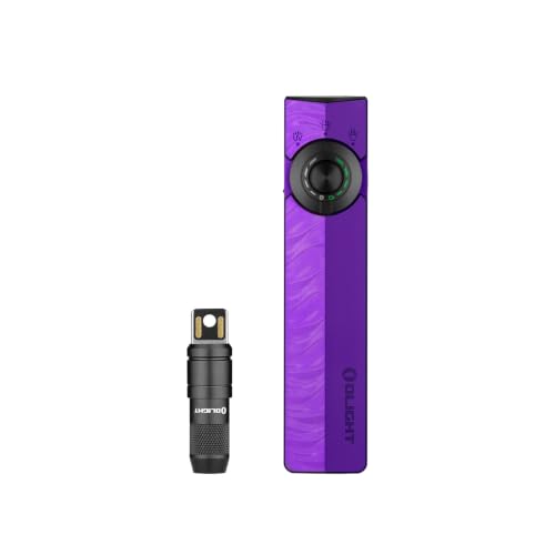 OLIGHT ArkPro EDC Flat Flashlight Rechargeable Bundle IMINI 2 Rechargeable EDC Keychain Mini Flashlight