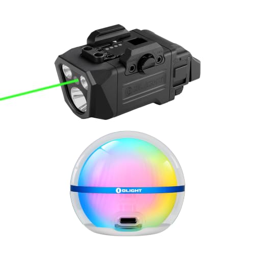 OLIGHT PL X GL Rechargeable Tactical Rail Mount Light Bundle with Sphere C BK