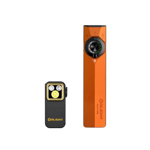 OLIGHT ArkPro Ultra Rechargeable Flat EDC Flashlight Bundle with Oclip Pro S Rechargeable EDC Clip-on Flashlight
