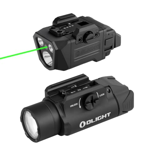 OLIGHT PL X GL Rechargeable Tactical Rail Mount Light Bundle with PL 3R BK