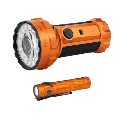 OLIGHT Marauder 3 Bright Rechargeable Flashlight with Baton4 Pro EDC Flashlight Rechargeable