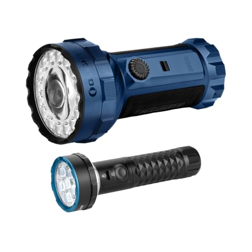 OLIGHT Marauder 3 Bright Rechargeable Flashlight with Prowess Rechargeable Bright Flashlight
