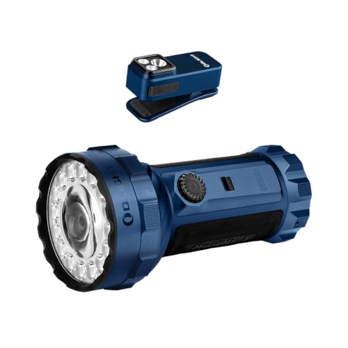OLIGHT Oclip Pro Rechargeable Clip-on Flashlight with Marauder 3 High Lumens Rechargeable Bright Flashlight