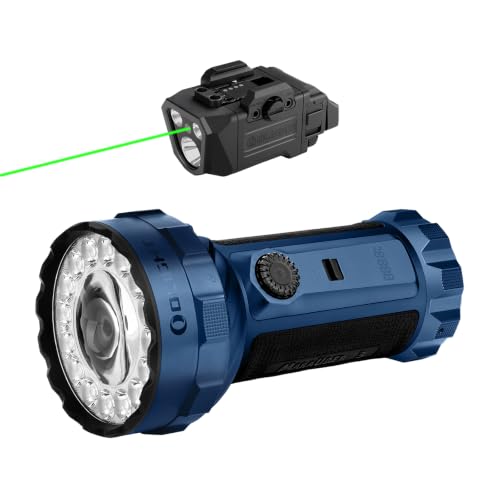 OLIGHT PL X GL Rechargeable Tactical Rail Mount Light Bundle with Marauder 3 BL