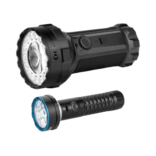 OLIGHT Marauder 3 Bright Rechargeable Flashlight with Prowess Rechargeable Bright Flashlight