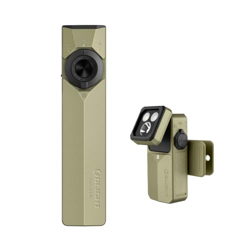 OLIGHT Arkpro Ultra Rechargeable Flat EDC Flashlight Bundle with Oclip 2 Ultra EDC Rechargeable Flashlight Clip Light