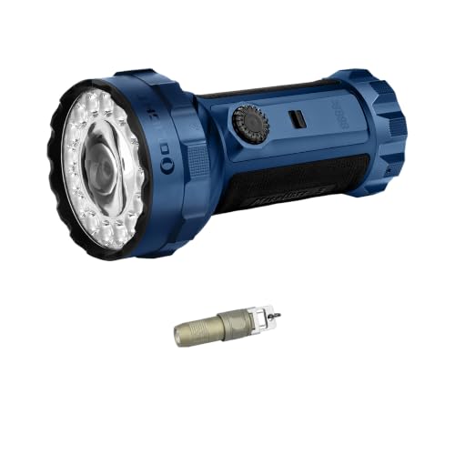 OLIGHT Marauder 3 Bright Rechargeable Flashlight with iUltra Rechargeable Keychain Flashlight