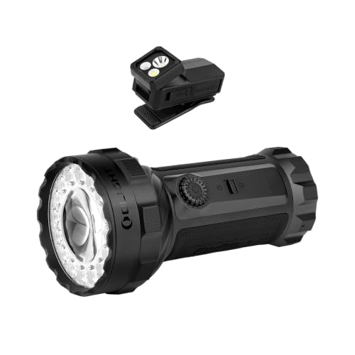 OLIGHT Oclip 2 Ultra Clip Light EDC Flashlight with Marauder 3 High Lumens Rechargeable Bright Flashlight
