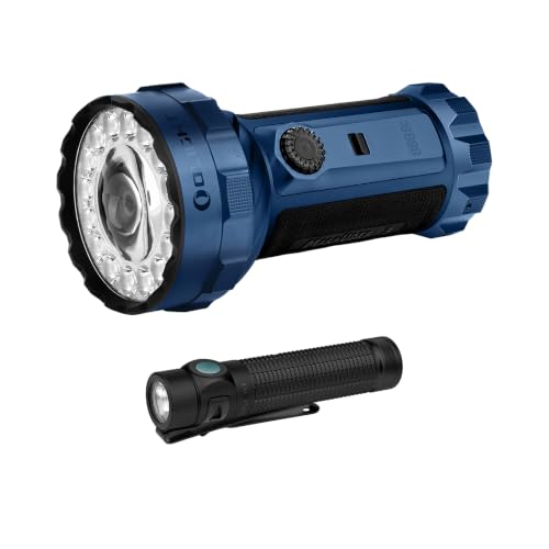 OLIGHT Marauder 3 Bright Rechargeable Flashlight with Baton4 Pro EDC Flashlight Rechargeable