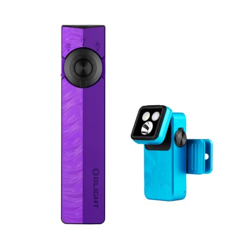 OLIGHT Arkpro EDC Flat Rechargeable Flashlight Bundle with Oclip 2 Pro Rechargeable EDC Flashlight Clip-on Light