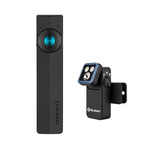 OLIGHT Arkpro EDC Flat Rechargeable Flashlight Bundle with Oclip 2 Pro Rechargeable EDC Flashlight Clip-on Light