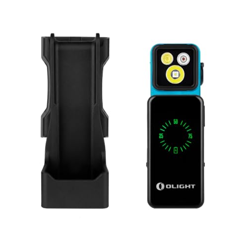 OLIGHT Oclip 2 Pro Premium EDC Rechargeable Flashlight Clip Light Bundle with Oclip 2 Holster