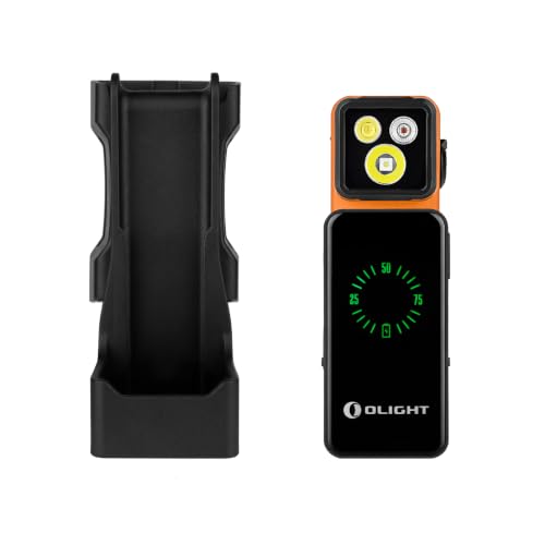 OLIGHT Oclip 2 Pro Premium EDC Rechargeable Flashlight Clip Light Bundle with Oclip 2 Holster
