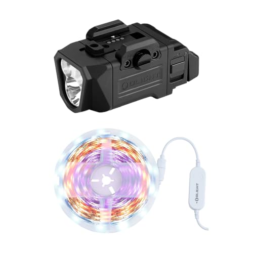 OLIGHT PL X Rechargeable Tactical Rail Mount Light Bundle with Ostrip